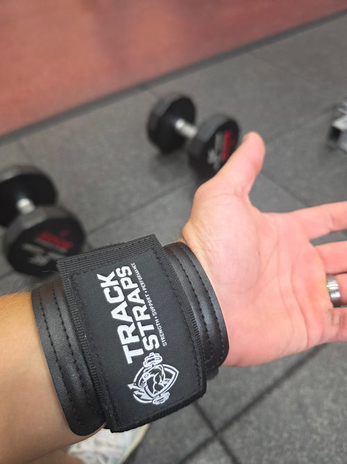 Track Straps – Gym Wrist Strap with Fitness Tracker Cutout